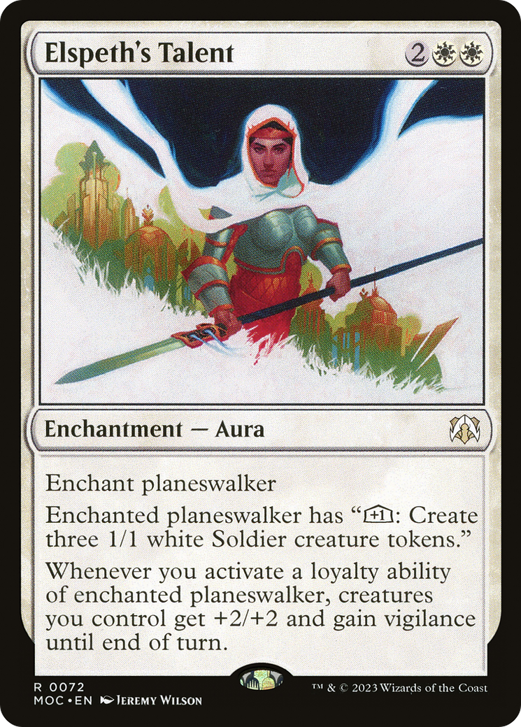 Image of Elspeth's Talent [March of the Machine Commander]