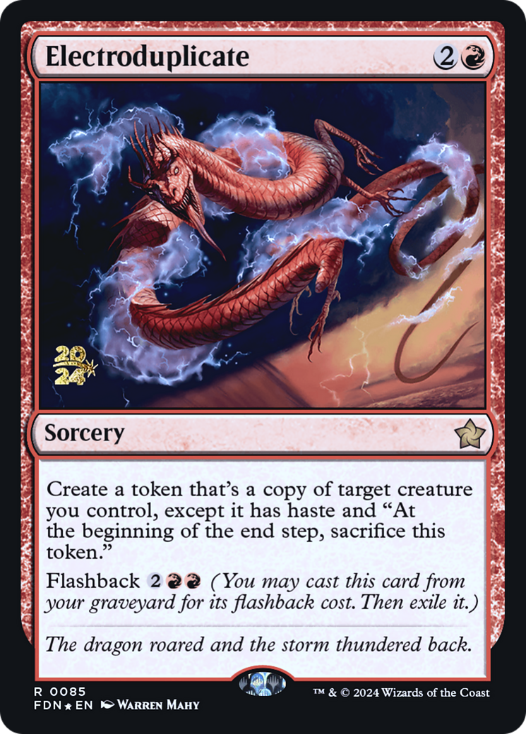Image of Electroduplicate [Foundations Prerelease Promos]