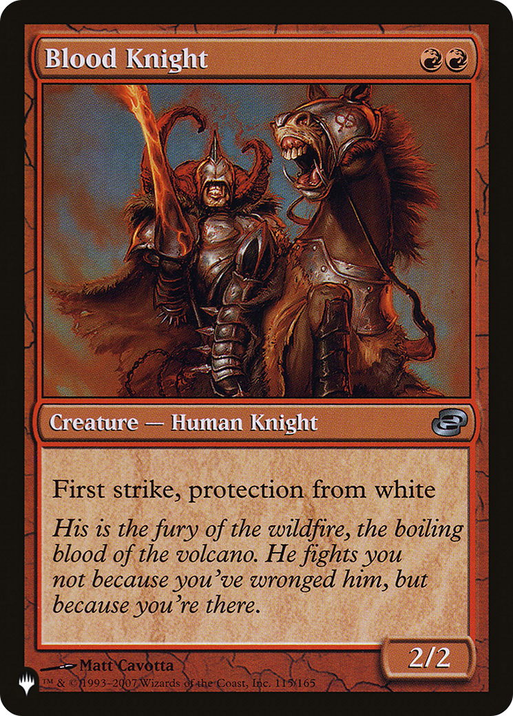 Image of Blood Knight [The List]