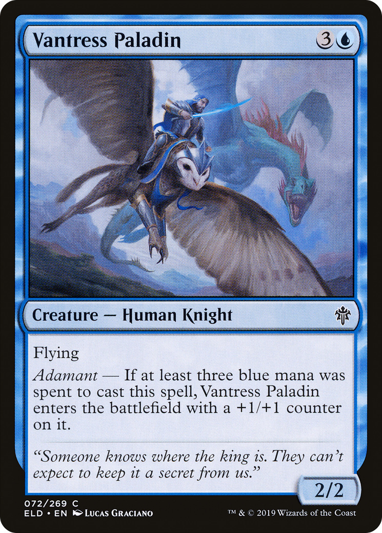 Image of Vantress Paladin [Throne of Eldraine]