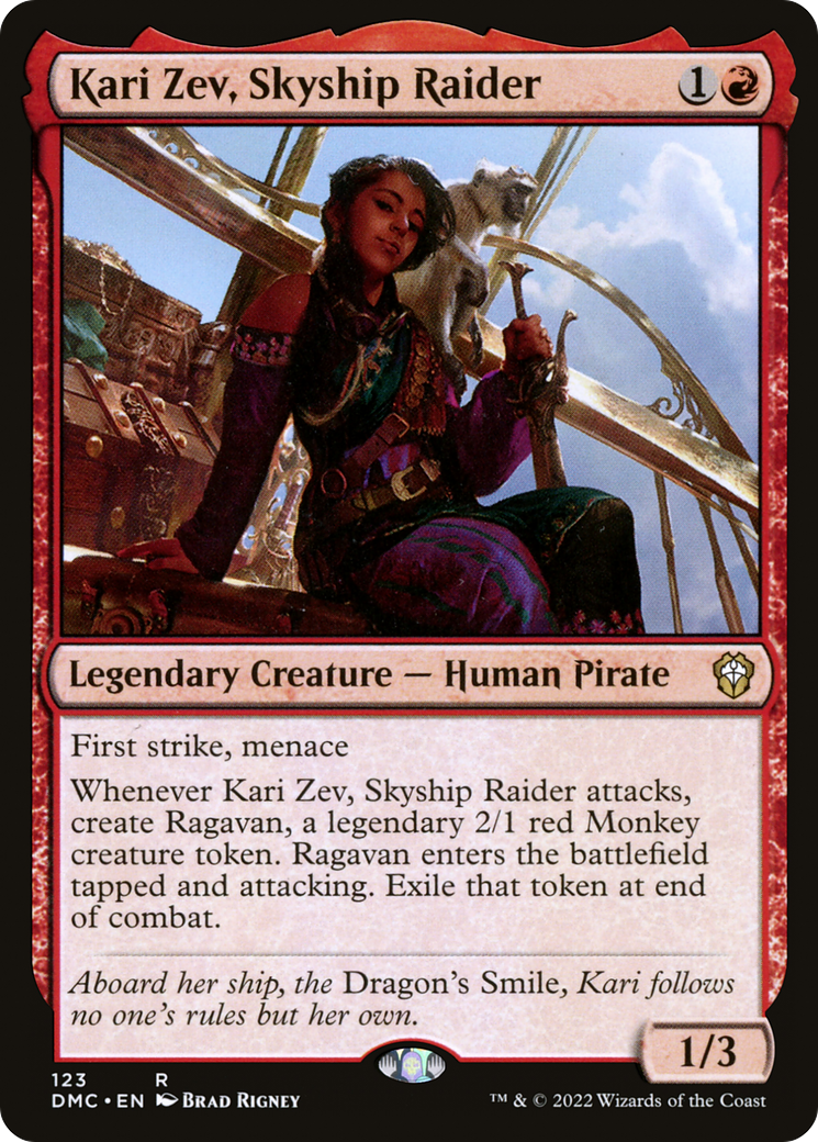 Image of Kari Zev, Skyship Raider [Dominaria United Commander]