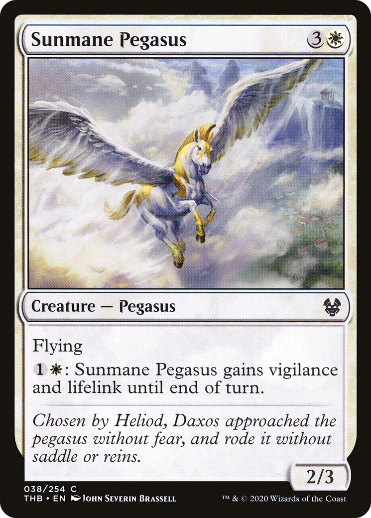 Image of Sunmane Pegasus [Theros Beyond Death]