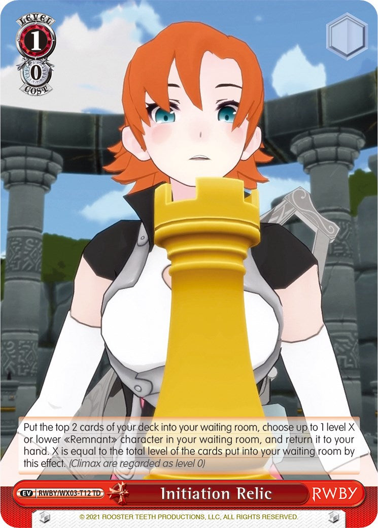 Image of Initiation Relic (RWBY/WX03-T12 TD) [RWBY]