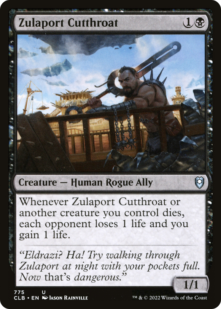 Image of Zulaport Cutthroat [Commander Legends: Battle for Baldur's Gate]