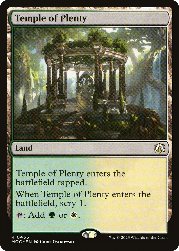 Image of Temple of Plenty [March of the Machine Commander]