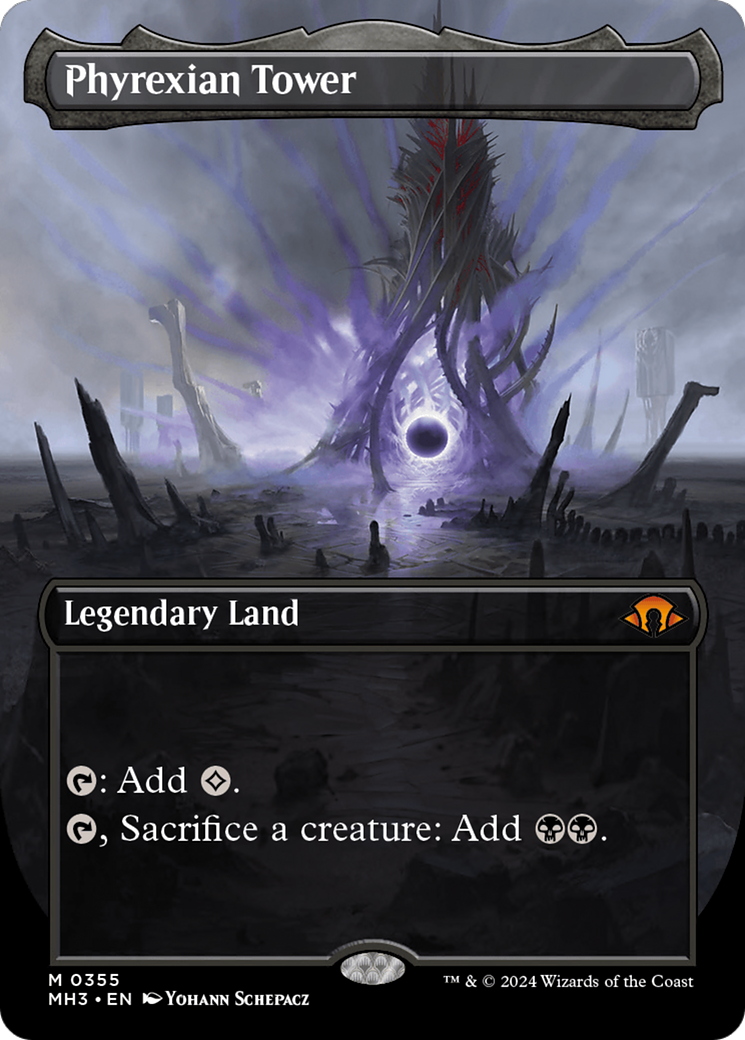 Image of Phyrexian Tower (Borderless) [Modern Horizons 3]