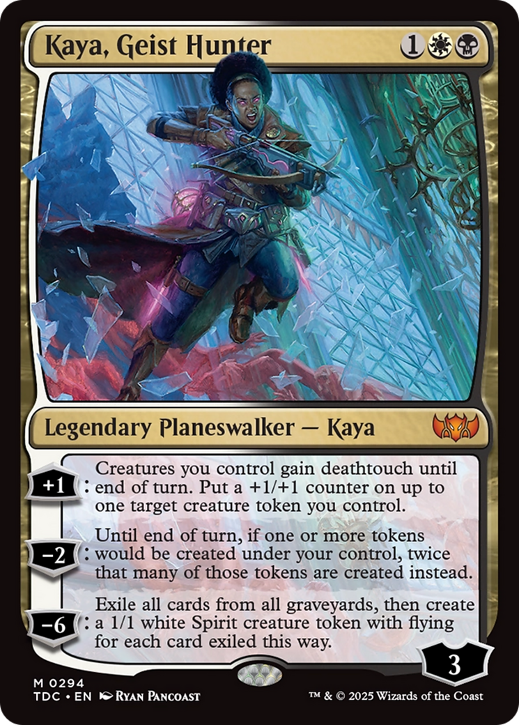 Image of Kaya, Geist Hunter [Tarkir: Dragonstorm Commander]