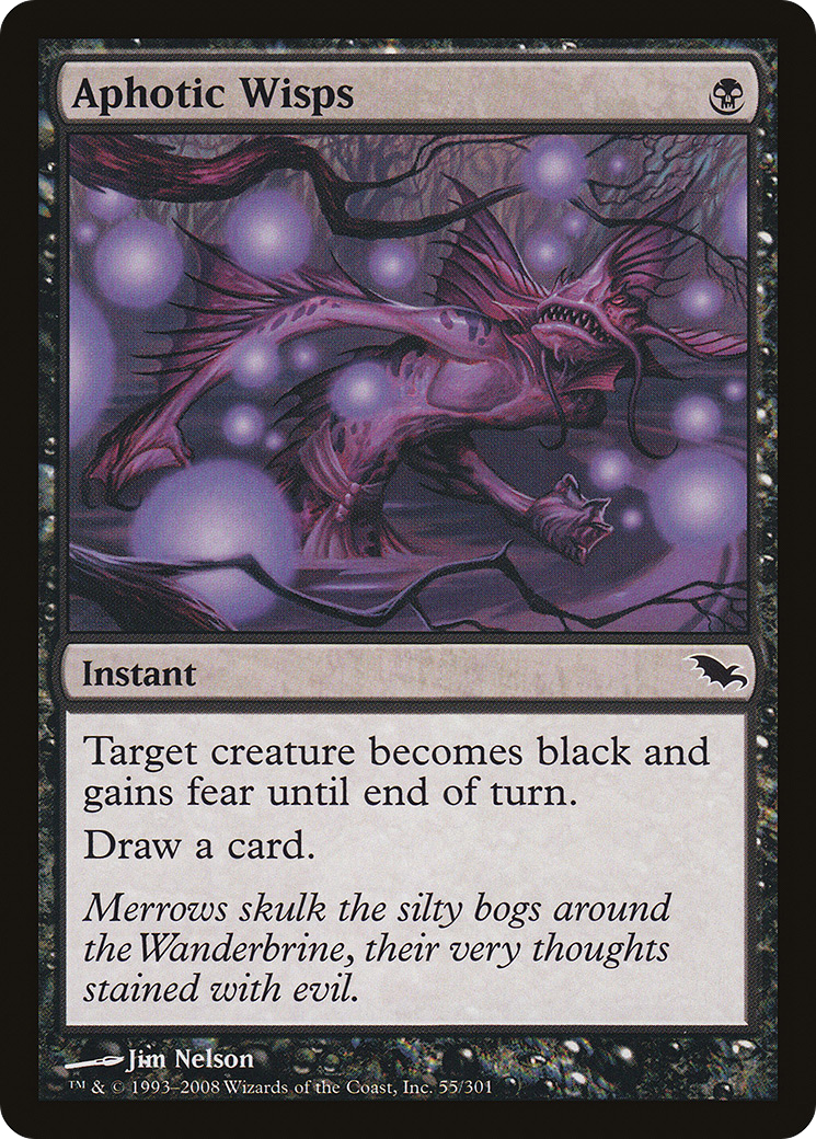 Image of Aphotic Wisps [Shadowmoor]