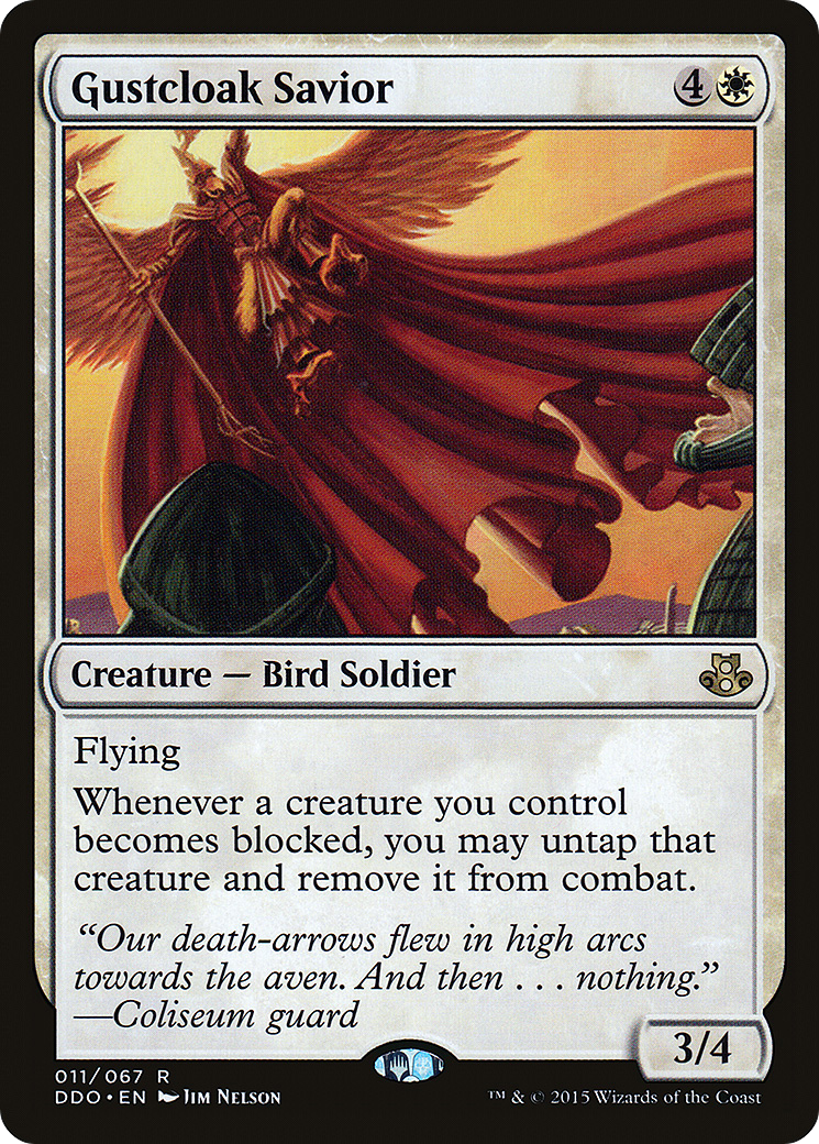 Image of Gustcloak Savior [Duel Decks: Elspeth vs. Kiora]