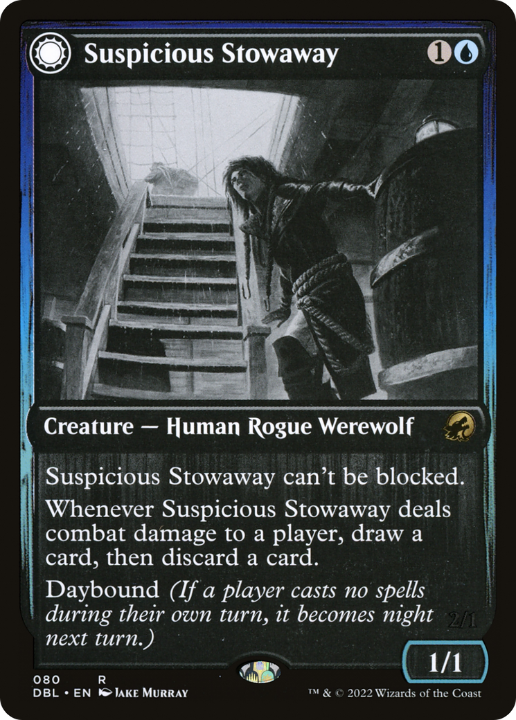 Image of Suspicious Stowaway // Seafaring Werewolf [Innistrad: Double Feature]