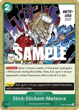 Image of Stick-Stickem Meteora [Awakening of the New Era: 1st Anniversary Tournament Cards]