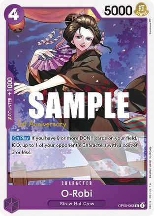 Image of O-Robi [Awakening of the New Era: 1st Anniversary Tournament Cards]