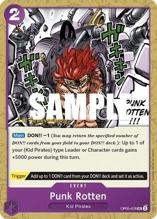 Image of Punk Rotten [Awakening of the New Era: 1st Anniversary Tournament Cards]