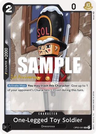 Image of One-Legged Toy Soldier [Awakening of the New Era: 1st Anniversary Tournament Cards]