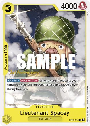 Image of Lieutenant Spacey [Awakening of the New Era: 1st Anniversary Tournament Cards]