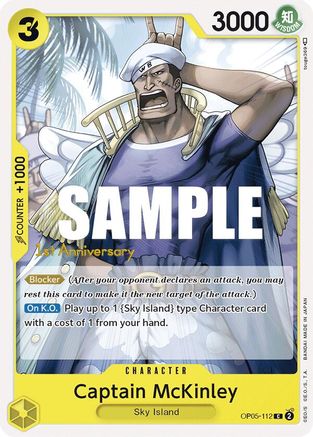 Image of Captain McKinley [Awakening of the New Era: 1st Anniversary Tournament Cards]