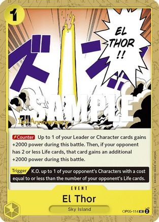 Image of El Thor [Awakening of the New Era: 1st Anniversary Tournament Cards]