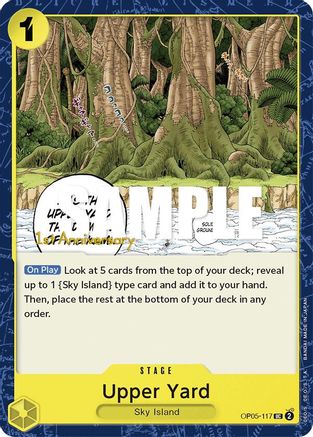 Image of Upper Yard [Awakening of the New Era: 1st Anniversary Tournament Cards]