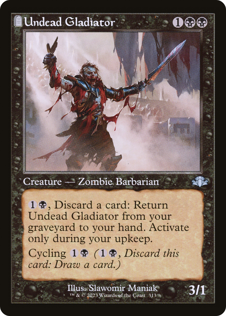 Image of Undead Gladiator (Retro) [Dominaria Remastered]
