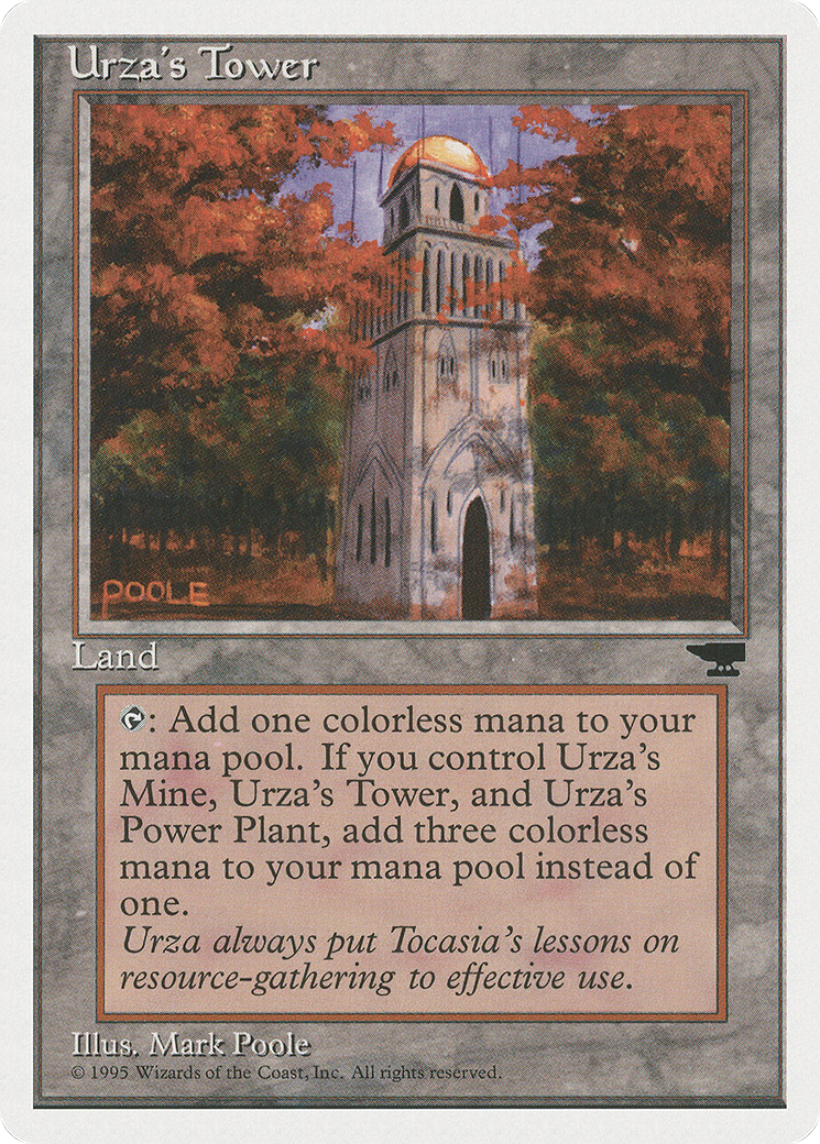 Image of Urza's Tower (Autumn Leaves) [Chronicles]