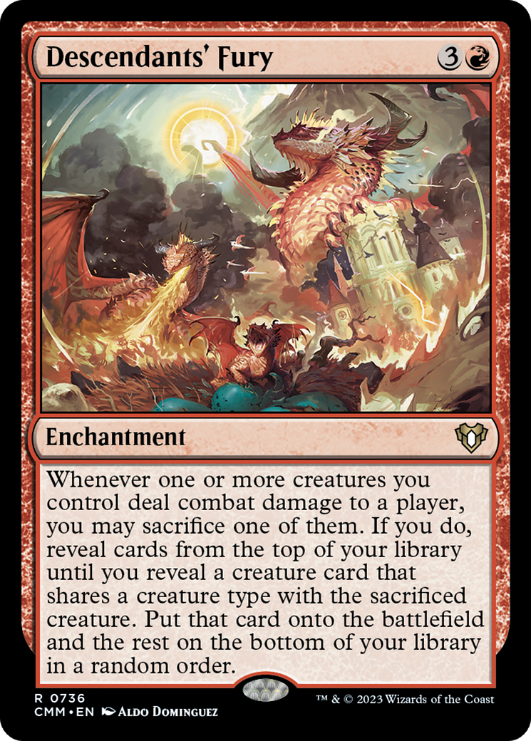 Image of Descendants' Fury [Commander Masters]