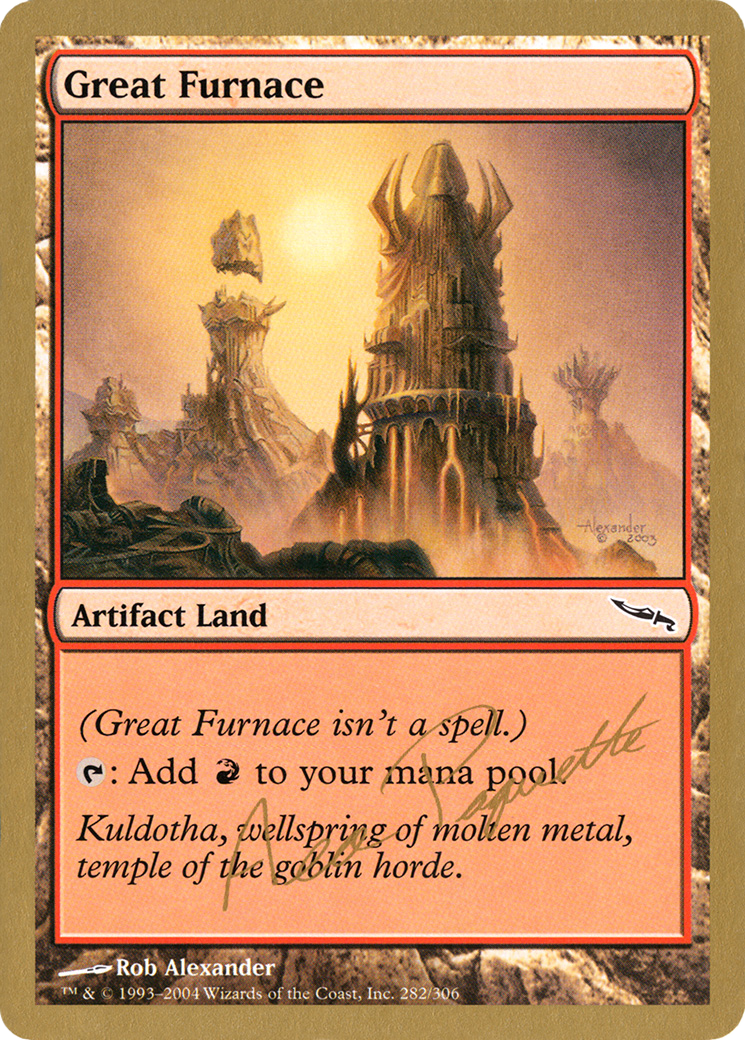 Image of Great Furnace (Aeo Paquette) [World Championship Decks 2004]