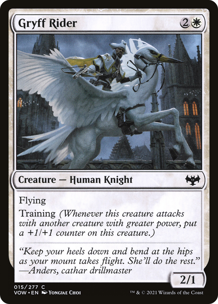 Image of Gryff Rider [Innistrad: Crimson Vow]