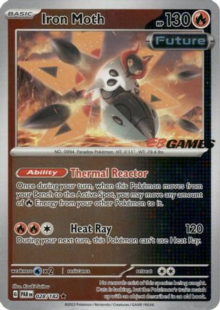 Image of Iron Moth (028/182) (EB Games Exclusive) [Miscellaneous Cards]