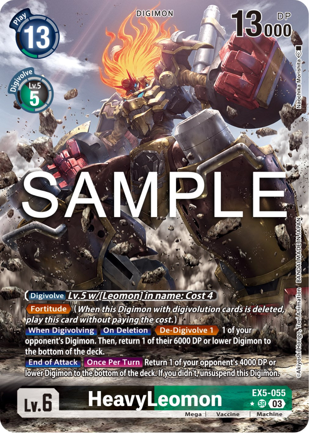 Image of HeavyLeomon [EX5-055] (Alternate Art) [Animal Colosseum]