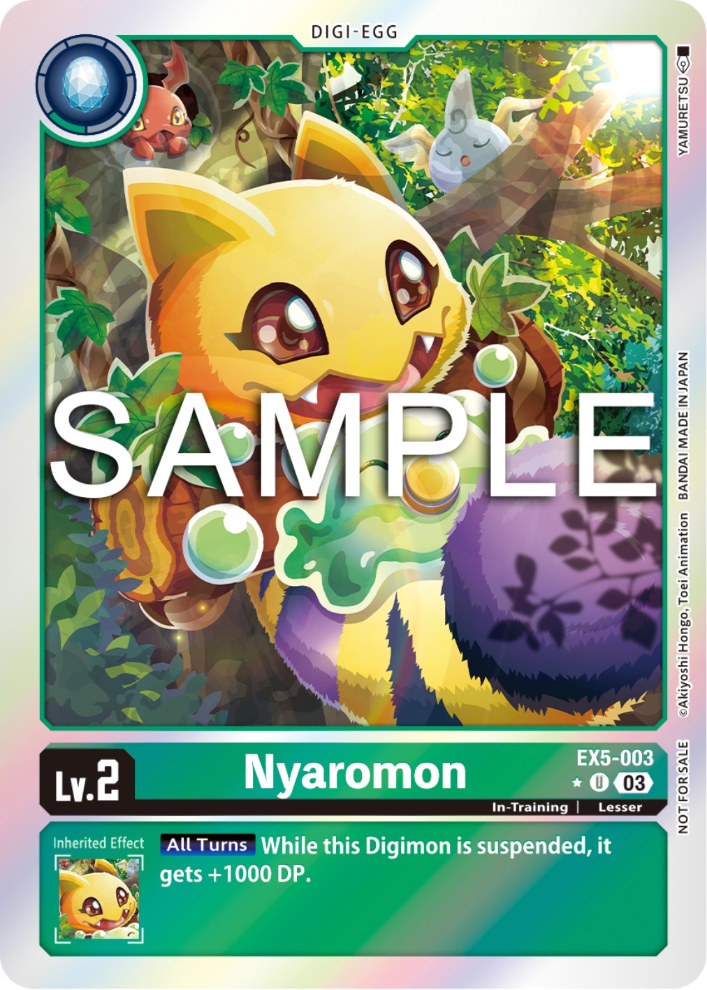 Image of Nyaromon [EX5-003] (Animal Colosseum Box Promotion Pack) [Animal Colosseum]