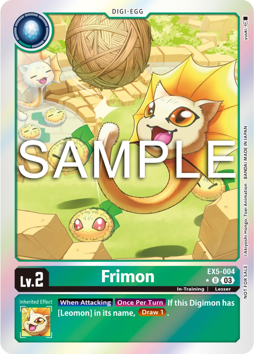 Image of Frimon [EX5-004] (Animal Colosseum Box Promotion Pack) [Animal Colosseum]