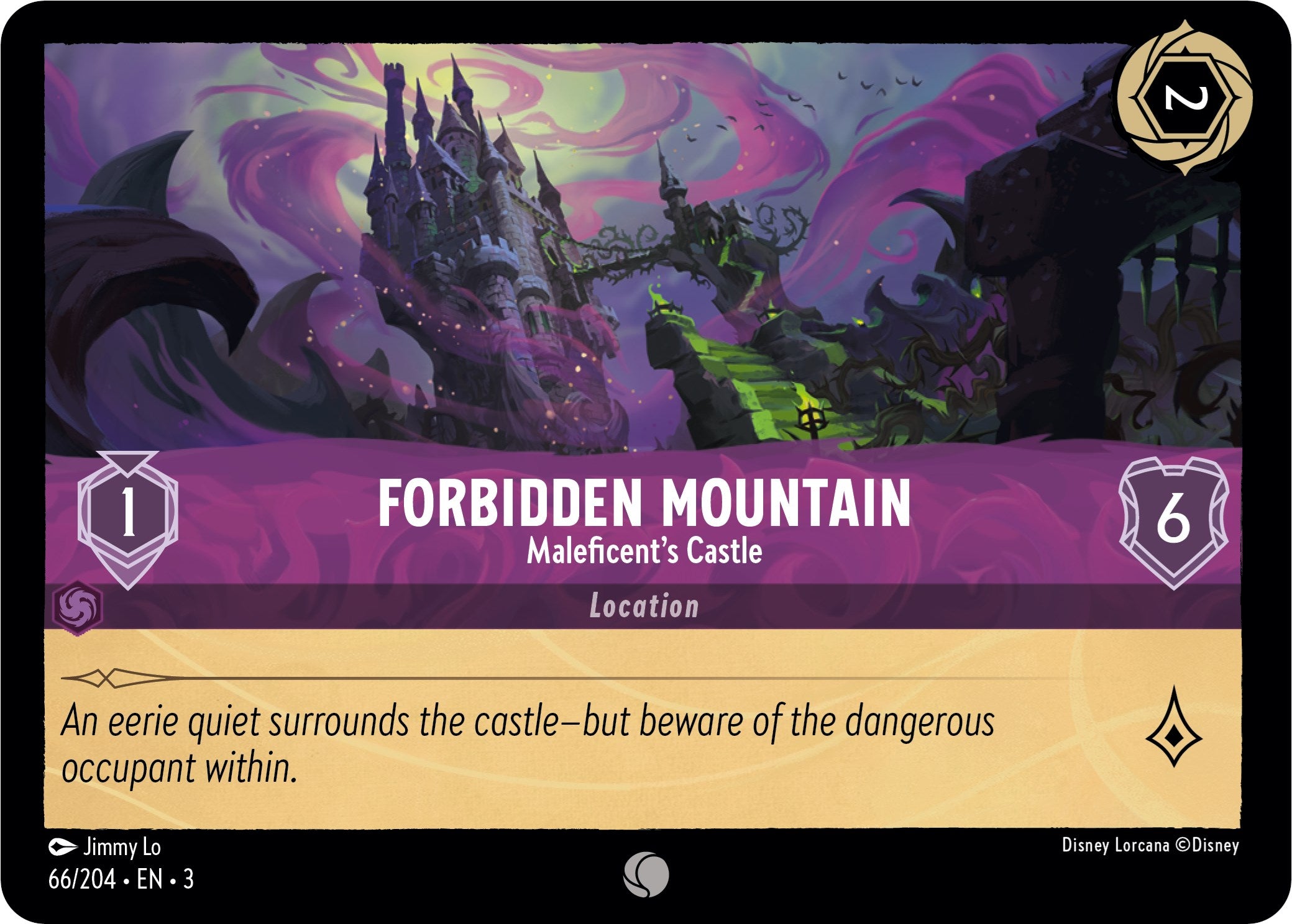 Image of Forbidden Mountain - Maleficent's Castle (66/204) [Into the Inklands]