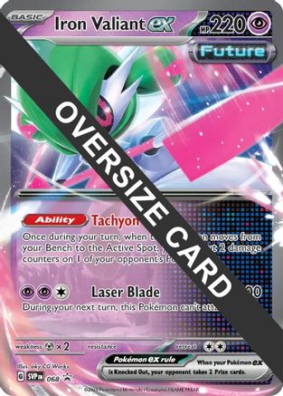 Image of Iron Valiant ex (068) (Jumbo Card) [Scarlet & Violet: Paradox Rift]