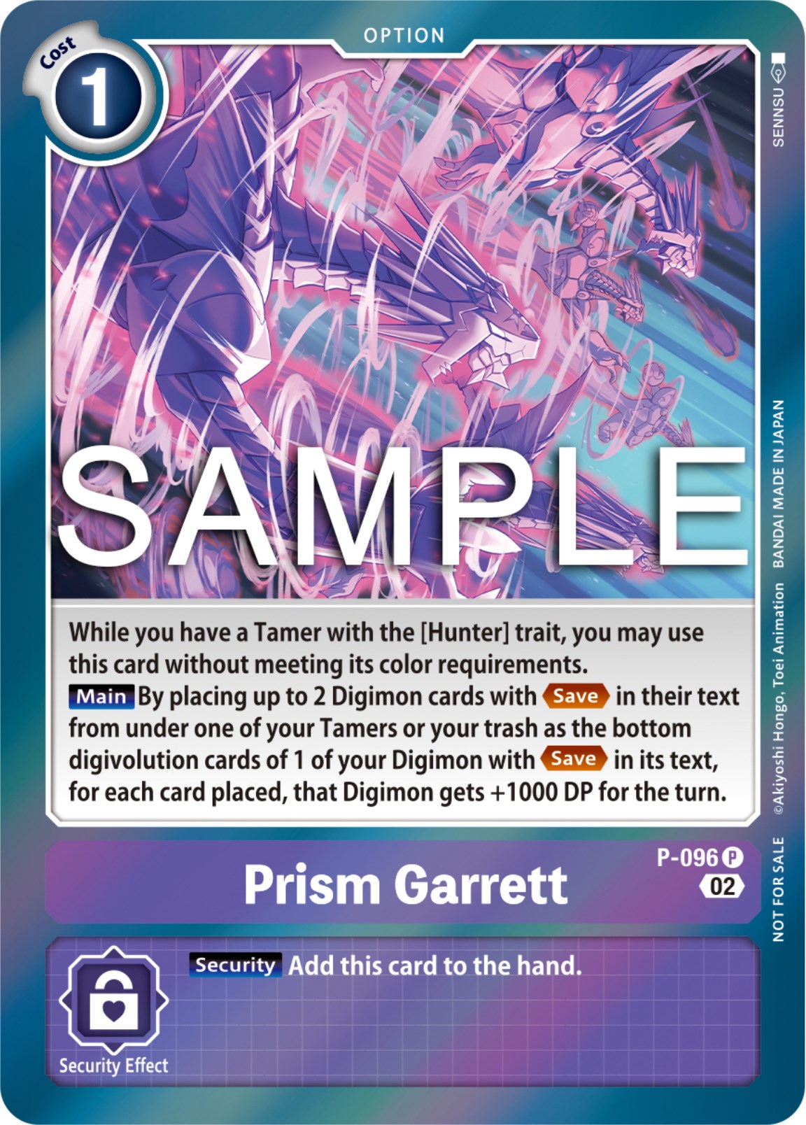 Image of Prism Garrett [P-096] (3rd Anniversary Update Pack) [Promotional Cards]