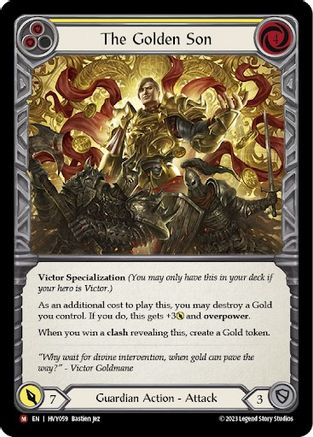 Image of The Golden Son (Yellow) [HVY059] (Heavy Hitters)  Rainbow Foil