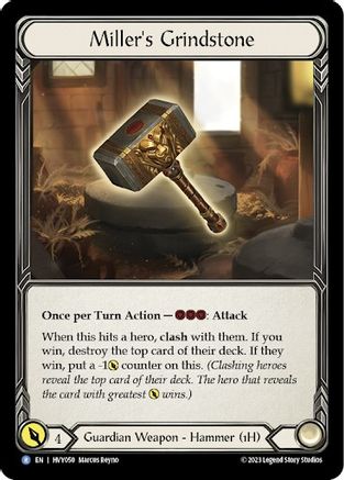 Image of Miller's Grindstone [HVY050] (Heavy Hitters)  Cold Foil