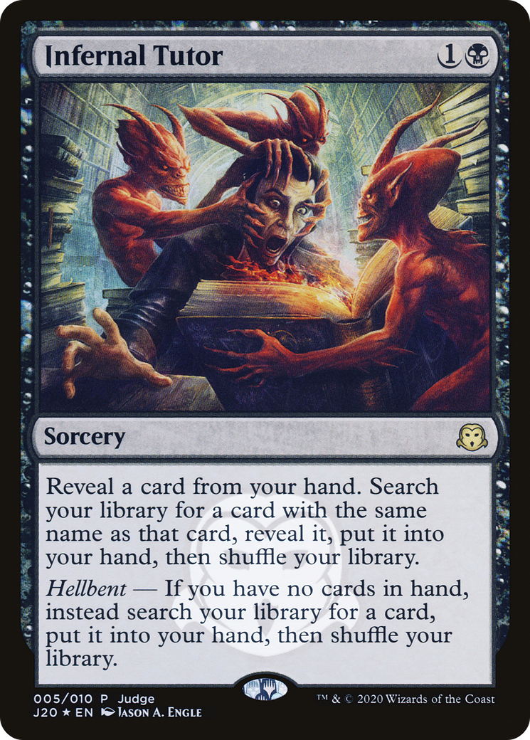 Image of Infernal Tutor [Judge Gift Cards 2020]