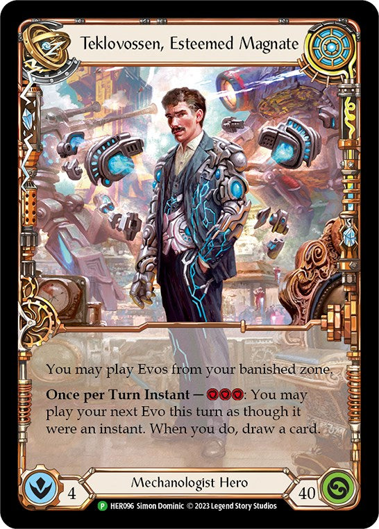 Image of Teklovossen, Esteemed Magnate [HER096] (Promo)  Rainbow Foil