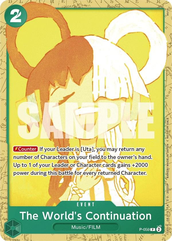Image of The World's Continuation (Starter Deck 11: Uta Deck Battle) [One Piece Promotion Cards]