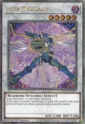 Image of Junk Warrior (Quarter Century Secret Rare) [MZMI-EN000] Quarter Century Secret Rare