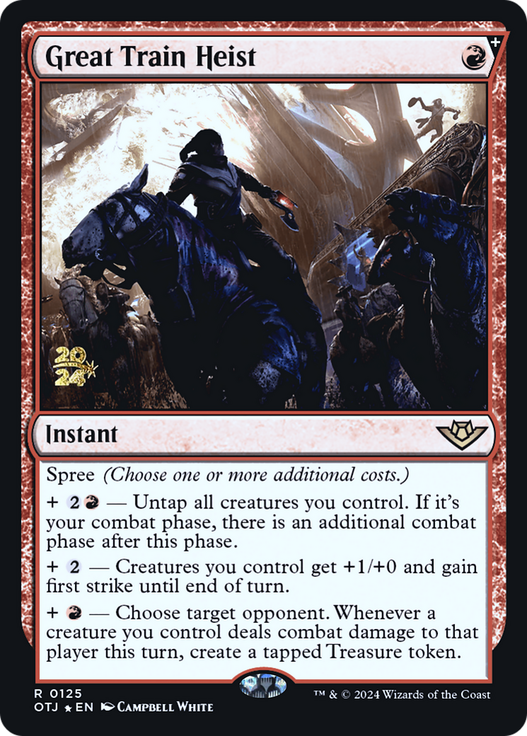 Image of Great Train Heist [Outlaws of Thunder Junction Prerelease Promos]