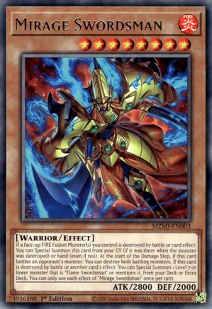 Image of Mirage Swordsman [MZMI-EN003] Rare