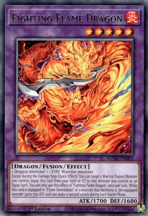 Image of Fighting Flame Dragon [MZMI-EN005] Rare