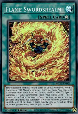 Image of Flame Swordsrealm [MZMI-EN006] Super Rare