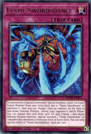 Image of Flame Swordsdance [MZMI-EN010] Rare