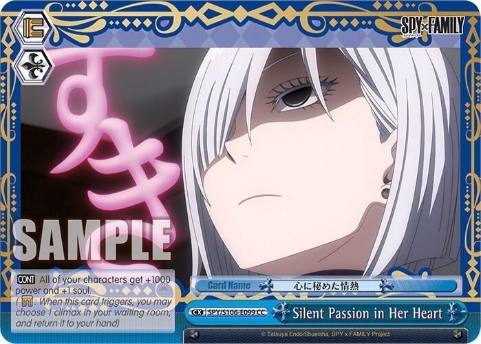 Image of Silent Passion in Her Heart (SPY/S106-E099 CC) [SPY x FAMILY]