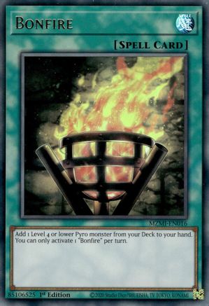Image of Bonfire [MZMI-EN016] Ultra Rare