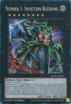 Image of Number 1: Infection Buzzking (CR) [MZMI-EN023] Collector's Rare
