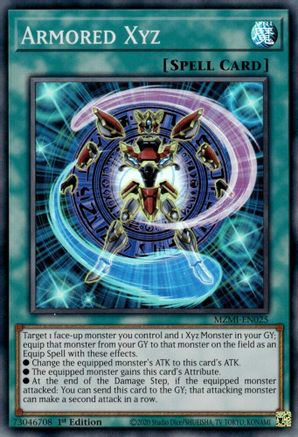 Image of Armored Xyz [MZMI-EN025] Super Rare