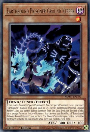 Image of Earthbound Prisoner Ground Keeper [MZMI-EN027] Rare